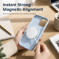📱 Save 50%! 🧲 Liquid Silicone Case – Magnetic ring & soft flocked grip ✨