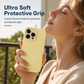 📱 Save 50%! 🧲 Liquid Silicone Case – Magnetic ring & soft flocked grip ✨