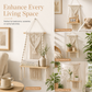 🧶 Save 50%! 🌿 Macrame Wall Shelf – Hand‑woven, boho & holds books & plants ✨
