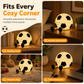 ⚽ Save 50%! 💡 Rechargeable Soccer Night Light – Silicone tap lamp & soft glow ✨