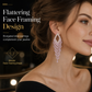 💎 Save 50%! 🎀 Rhombus Zirconia Drop Earrings – S925 posts & crystal fringe ✨