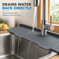 🚰 Save 50%! 💧 Silicone Faucet Splash Guard – Cuttable, thickened & sloped drain ✨