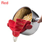 🍲 Save 50%! 🧽 Silicone Strainer – With holder for pots & pans ✨