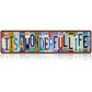 🚗 Save 50%! 💕 "Love You More" Tin Sign – Vintage license plate style ✨