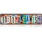 🚗 Save 50%! 💕 "Love You More" Tin Sign – Vintage license plate style ✨