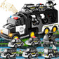 Giocattoli camion della polizia Bambini 7 in 1 Camion Giocattolo a frizione Regali di Natale e compleanno per bambini e bambine dai 3 ai 5 anni