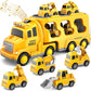 Giocattoli camion della polizia Bambini 7 in 1 Camion Giocattolo a frizione Regali di Natale e compleanno per bambini e bambine dai 3 ai 5 anni