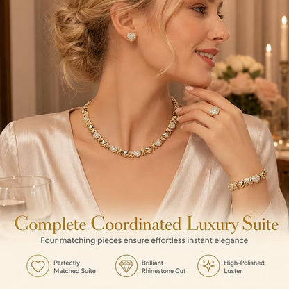 💎 50% OFF! ❤️ Classic Heart Jewelry Set – 4‑piece & gift‑ready ✨