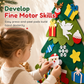 🎄 Save 50%! 🧵 DIY Felt Christmas Tree Set – Detachable ornaments & wall hanging ✨