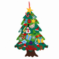 🎄 Save 50%! 🧵 DIY Felt Christmas Tree Set – Detachable ornaments & wall hanging ✨