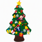 🎄 Save 50%! 🧵 DIY Felt Christmas Tree Set – Detachable ornaments & wall hanging ✨