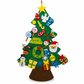 🎄 Save 50%! 🧵 DIY Felt Christmas Tree Set – Detachable ornaments & wall hanging ✨