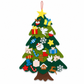 🎄 Save 50%! 🧵 DIY Felt Christmas Tree Set – Detachable ornaments & wall hanging ✨