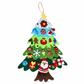 🎄 Save 50%! 🧵 DIY Felt Christmas Tree Set – Detachable ornaments & wall hanging ✨