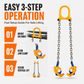 🏗️ Save 50%! 🛢️ Oil Drum Lifting Clamp – Die-forged & heavy-duty for forklifts ✨