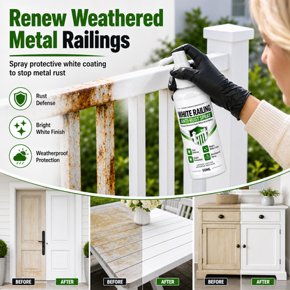 🪵 Save 50%! 🚪 White Wood Repair Spray – For doors, tables & cabinets ✨