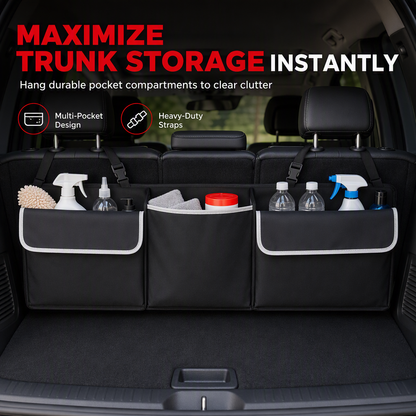 🚗 Save 50%! 📦 Oxford Trunk Organizer – Backseat hanging & SUV-ready ✨
