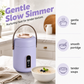 🍲 Save 60%! ⚡ Mini Electric Stew Pot – Ceramic liner & portable ✨