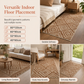 🛋️ Save 50%! 🧶 Bohemian Faux Cashmere Rug – Dust-resistant & easy-clean ✨