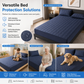 💥2026 Hot Sale🛏️Waterproof Fitted Sheet – Solid Color Machine Washable Mattress Protector Cover, Soft Breathable Bed Cover for Bedroom, Guest Room & Dorm ✨