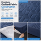 💥2026 Hot Sale🛏️Waterproof Fitted Sheet – Solid Color Machine Washable Mattress Protector Cover, Soft Breathable Bed Cover for Bedroom, Guest Room & Dorm ✨
