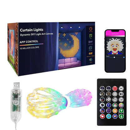 🎄 Save 50%! ✨ Curtain LED String Lights – Waterproof, indoor & outdoor ✨