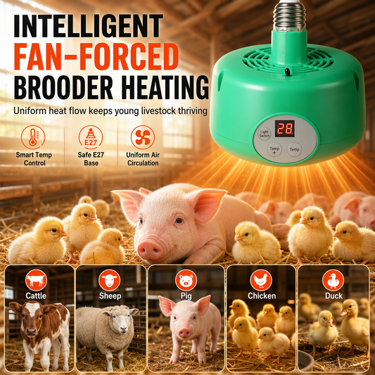 🐣 50% OFF! 🌡️ Intelligent Brooder Heater – Adjustable temp & fan-assisted warmth ✨