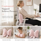 🌸 50% OFF NOW! 🌸Soft Minimalist Bowknot Throw Pillow with Detachable Design Decorative Lumbar
