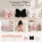 🌸 50% OFF NOW! 🌸Soft Minimalist Bowknot Throw Pillow with Detachable Design Decorative Lumbar