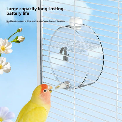 🐦 Save 50%! 💧 Hanging Bird Drinker – Clear design & copper pin ✨