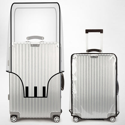 🧳 50% OFF! 💧 Waterproof Luggage Cover – Transparent, scratch-proof & reusable ✨