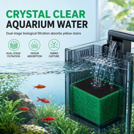 🐠 50% OFF! ✨ Activated Carbon Filter Cube – Honeycomb filtration for clear water 🛡️