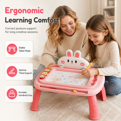 ✨ 50% OFF! 🎨 Kids Magnetic Drawing Board – Pen & 4 stamps included ✨
