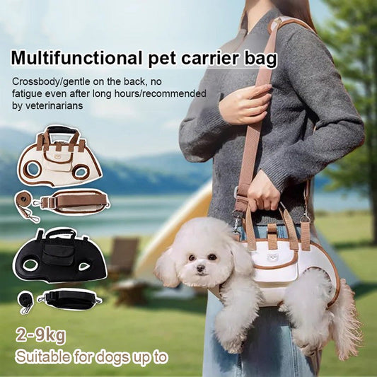 🐾 50% OFF! 🎒 Portable Pet Carrier – Breathable sling & backpack design ✨