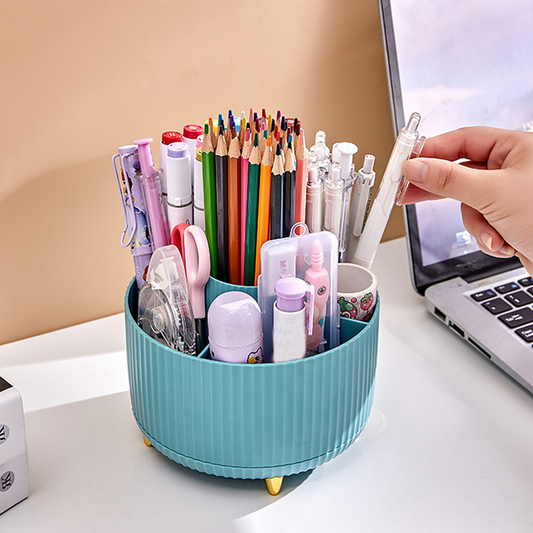 💄 50% OFF! ✨ Rotating Desk Organizer – Compartments & space-saving design ✨