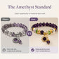 📿 50% OFF! ✨ Purple Crystal Beaded Bracelet – Star zircon charm & sparkling style ✨