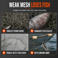 🎣 50% OFF! 🐟 Floating Collapsible Keep Net – Anti-snag & coated for sea fishing ✨