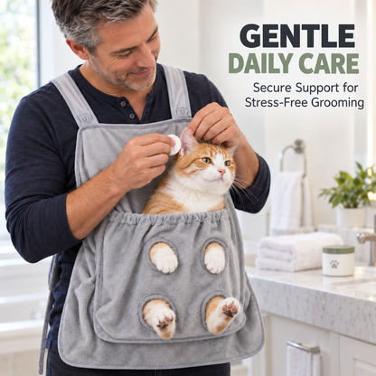 🐾 50% OFF! ✨ Pet Carrier Apron – Keeps pets close & clothes fur-free ✨