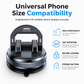 🚗 50% OFF! 📱 Foldable Rotatable Phone Mount – Vacuum suction & dashboard-ready ✨
