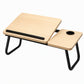 💻 50% OFF! 🛏️ Adjustable Laptop Bed Table – Cup holder, 5 heights & foldable ✨