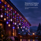 ❄️ 50% OFF! ✨ LED Snowflake Curtain Lights – Waterproof & festive décor ✨