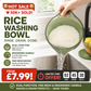 🍚 Save 50%! 🥣 Fine Mesh Rice Colander – With handle & no grain loss ✨