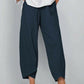 👖 50% OFF NOW! ✨ Vintage Asymmetrical Elastic Waist Pockets Pants – Unique Design, Comfortable Fit & Functional Style 🌸