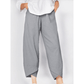 👖 50% OFF NOW! ✨ Vintage Asymmetrical Elastic Waist Pockets Pants – Unique Design, Comfortable Fit & Functional Style 🌸